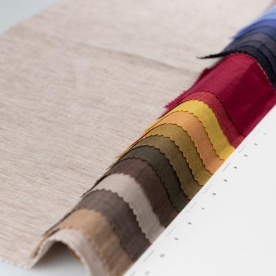 China Double Faced Factory Directly Supply High Quality Cheap Price Linen Cotton Fabric For Dress Or Home Textile for sale