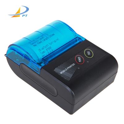 China 58mm Portable Mini Wireless Black+bule Tooth Mobile Thermal Android Blue Tooth Price Bill Printer for sale