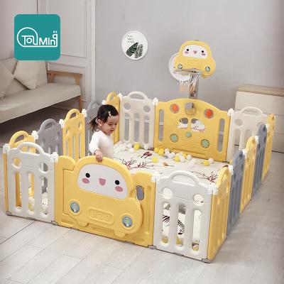 China Modern portable foldable plastic indoor playard playard modern portable foldable plastic indoor play yard guard rail kids baby outdoor playpens for kids for sale