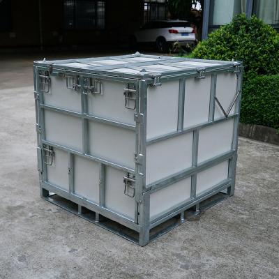 China High Quality Collapsible Best Price Metal Frame IBC Container Intermediate Bulk Liquid Tank HDPE/PP for sale