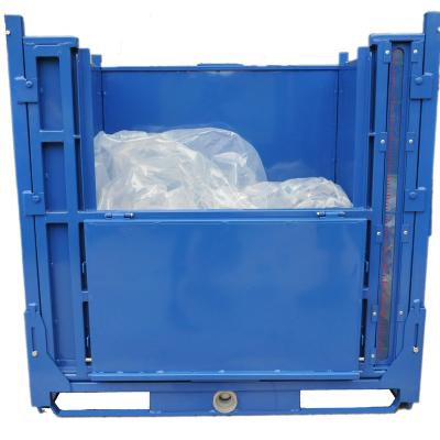 China Foldable Logistics Cargo Storage Handling Solution Equipment Easy Transport IBC Stackable Bulk Intermediate Tank For Factory for sale