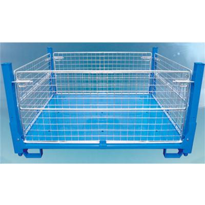 China New High Quality Industrial Pallet Cage Heavy Duty Hot Selling Stackable Design For Warehouse Storage With Wheels for sale