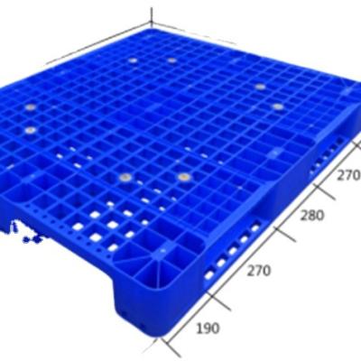 China Chinese Factory Cheapest Stackable High Quality Plastic Pallet Storage Single Faced Anti Slip For Plastic Pallet for sale