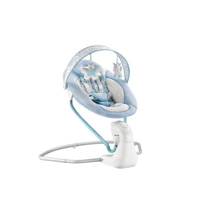 China Newborn Electric Deluxe Plush Bouncer Comfortable Infant Baby Swing Bouncer Toddler Baby Swing Bouncer with Vibration for sale