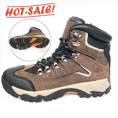 China Fashionable Anti-skid Light Weight Genuine Leather Safety Shoes Brand Steel Toe Work Shoes Safety Shoes For Men for sale