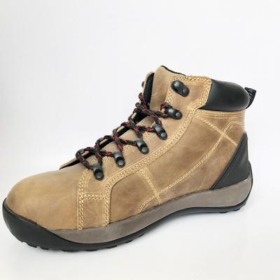 China Low Cut Slip Resistant Leather Nubuck Toe Cap Safety Shoes Men Boot Safety Shoes Wholesale for sale