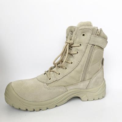 China Cheap High Quality Comfortable Army Leather Suede Ankle Boots Military Safety Shoes Anti-Static High Top Shoes for sale