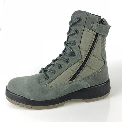 China Wholesale Lightweight Real Leather High Ankle Army Tactical Combat Boots for sale