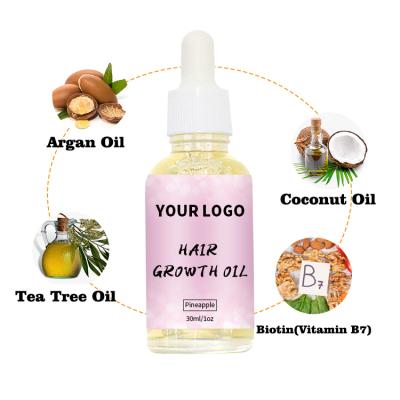 China Daily Life Hair Regrowth Oil Private Label Reduce Dandruff Moisturizing Hair Growth Oil Drops Biotin Oil Hair for sale