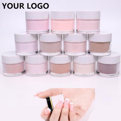 China Nail Beauty Products Wholesale OEM Customized Nail Quick Dry Dip Nail Powder Color Dust Nude Nail Art Salon for sale