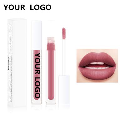 China Women Waterproof Wholesale Private Label Shapes Custom Vegan Logo 37 Colors Waterproof Matte Liquid Lipstick Lip Gloss Cosmetics for sale