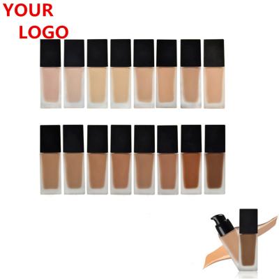 China Custom Logo Foundation Concealer Waterproof Moist Face Makeup Moisturizer OEM Private Label Full Coverage Liquid Foundation for sale