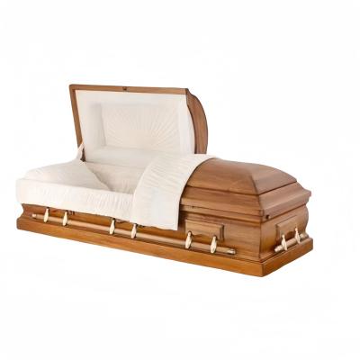 China American Style Jingyue Tong HY-AC104 Coffin/Casket Solid Paulownia Wood with Wholesaleholesale High Quality Matte Finish Funerals Supplies for sale