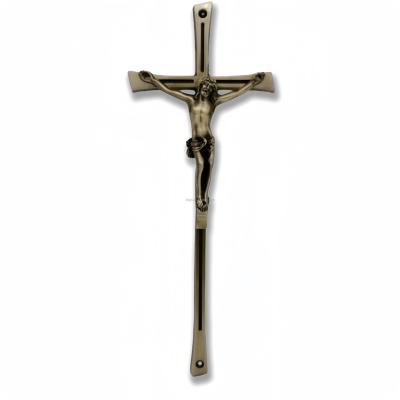 China European style Coffin and Casket Handles Fittings Casket Hardware Coffin Screw Jesus Cross for sale