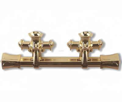 China European style Customized Length Extend Coffin Handle In Antique Brass Color Funeral Accessories for sale