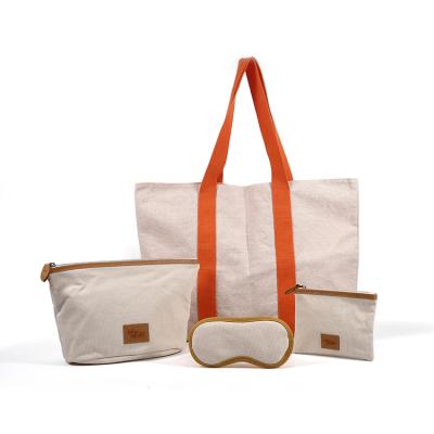 China Hot Sale Reusable High Quality Eco Friendly Women Canvas Tote Bag Shopping Sets for sale