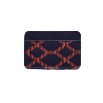 China Wholesale Stylish Business Eco - Friendly Men Card Holder Recycled Leather Case for sale