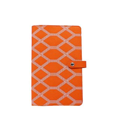 China Swening custom soft stretchable saffiano PU leather book cover with card holder for sale