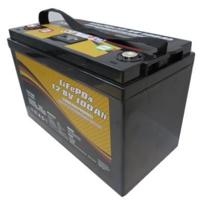 China High capacity lifepo4 battery 12v 100ah lead acid battery replacement for car boats 330*170*215mm for sale