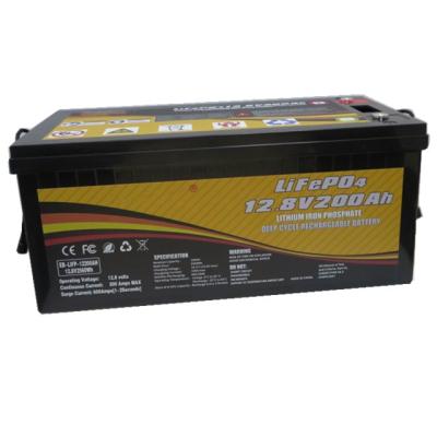 China Long life lithium ion iron phosphate battery 3.2v 4s2p 12.8 volt lifepo4 12v 200ah battery pack 521x238x218mm for sale