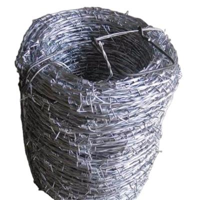 China Chinese Made High Quality Anti-Climb Hot Dipped Galvanized Or PVC Coated Barbed Wire Customizable Specification for sale