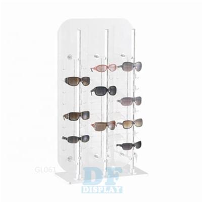 China Easy Assembly FLOOR STAND SUNGLASSES STAND FOR 24 PAIRS DFDISPLAY GL061 for sale