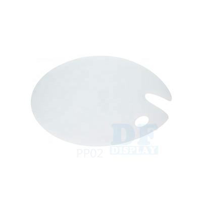 China HIGH QUALITY PP02 Clear Acrylic PAINTERS PALETTE FOR PAINT MIXING EASY CLEAN DFDISPLAY for sale