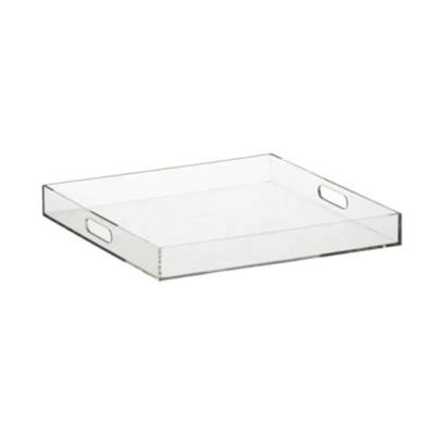 China Home Wedding Party High Quality RECTANGLE Acrylic Food Serving Tray TRAY15 for sale