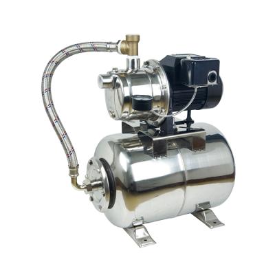 China Long Life Preassembled Installation 3/4 HP Stainless Steel Tank System Shallow Well Home Water Jet Pump Electric for sale