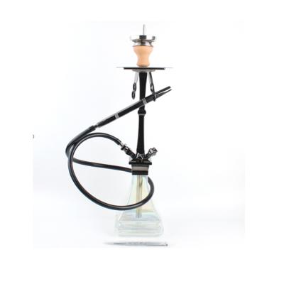 China 2021 Good Quality Unique Design Hookah Shisha Glass Zinc Alloy And Stainless Steel Glass Hookah Cheap for sale