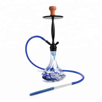 China 2018 Unique Design and Good Quality Hot Selling Big Size Zinc Shisha Hookah with Silicon Hookah Hose for sale