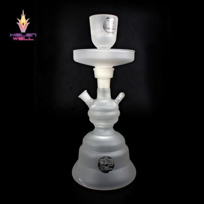 China 2018 unique design and good quality cheap hookah colored glass vase with customized logo for sale