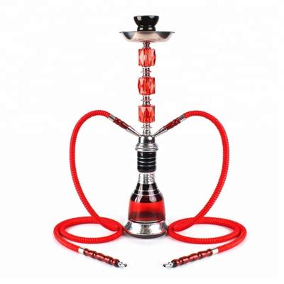 China Good quality and unique design gold hookah shisha mental medium hookah with mixed color crystal accessory for sale