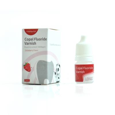 China Copal Fluoride Varnish 3 ML Per Bottle Toothpaste Type Dental Fluoride zu verkaufen