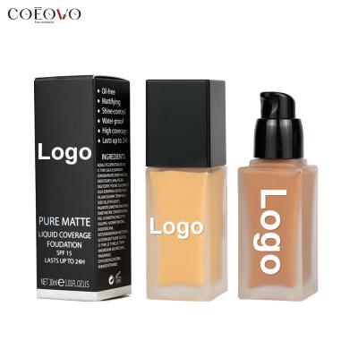 China Sunscreen COEOVO make logo maquiagem liquid foundation loving foundation for black women for sale