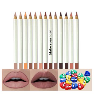 China Free Sample Water Proof Matte Lip Liner Cream Vendor Lip Liner Private Label Brown Lip Liners Pencil for sale