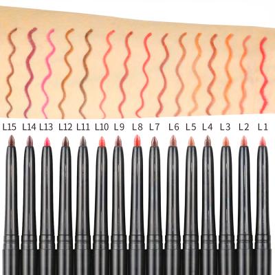 China Retractable Nudity Waterproof Vegan Lip Liner Lip Liner Matte Lip Liner for sale