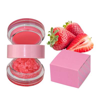 China Wholesale Natural Lips Scrub Lips Lip Scrubs Private Label Customize Lip Balm Pink for sale