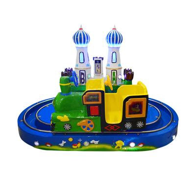 China Fiberglass Castle Reinforced ChiIndoor Fiberglass Plastic Children's Auto Train Children's Auto Play Machine Video Game Ride Makers for sale