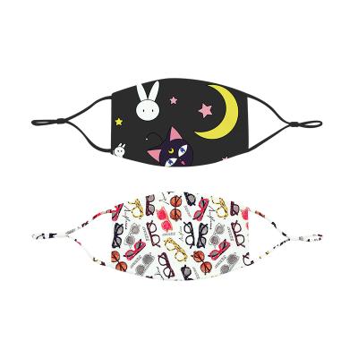 China Washable and reusable face mask sublimation print, sublimation mask bandana for sale