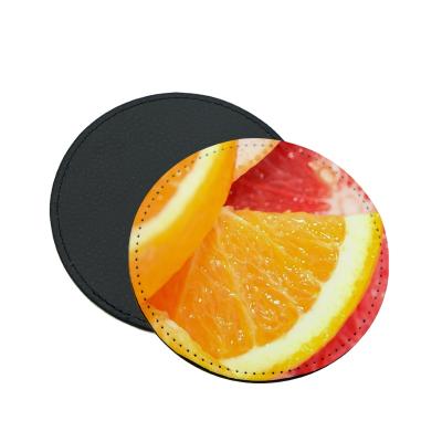 China Viable Wholesale Sublimation Round Blank Coaster For Heat Transfer Printing Mug Coaster for sale