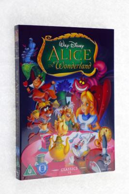 China Alice In Wonderland Special Edition carton dvd Movie disney movie for children uk region 2 for sale