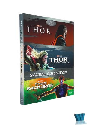 China 2018 Blue ray MOVIES Thor 1-3 3BD Adult blu-ray movies cartoon dvd Movies disney movie HOT SALE for sale