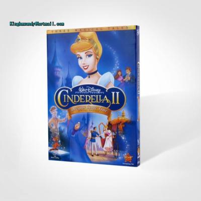 China Hot sell Cinderella ②II Dreams Come True disney dvd movies cartoon dvd movies kids movies with slip cover case drop ship for sale