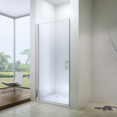 China A Modern Glass Pivot System Shower Enclosure Screen Door 8mm Glass for sale