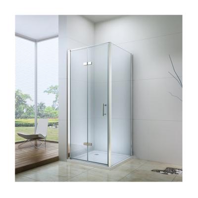 China Modern Design Gold Supplier Elegant Home Square 6mm 8mm Tempered Glass Luxury Shower Enclosure for sale