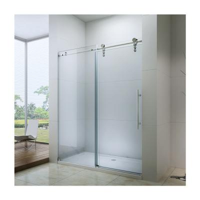 China EX-823 10mm Modern Aluminum Profile Spare Parts Black Shower Enclosure for sale