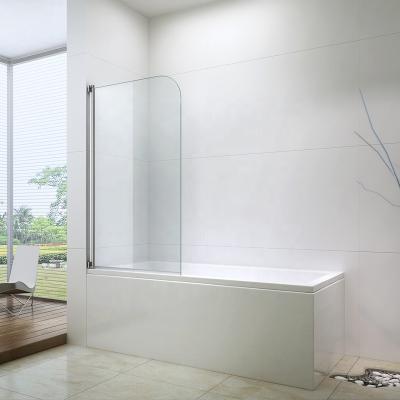 China Modern factory custom bathroom 6mm folding glass shower screen for bathtub for sale