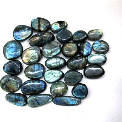 China Bare Stone Crystal Moonstone Handle Piece Labradorite Ore Color Change Handle Specimen Rough Stone Natural Rough Stone Piece Large for sale