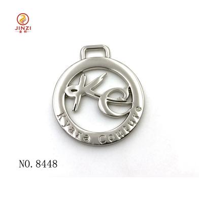 China Handbag Logo Metal Logo Tag Customize Logo For Box Fashion Handbag for sale